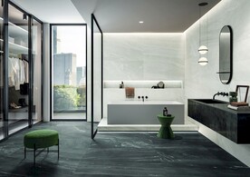 现代意式 瓷砖岩板效果图