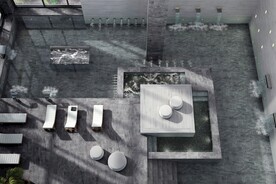 现代意式 瓷砖岩板效果图