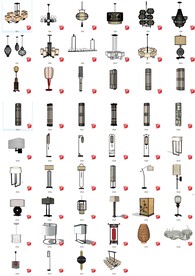 中式灯具SU模型