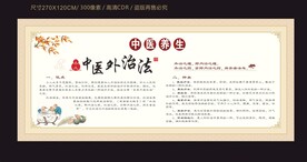 中医养生宣传栏