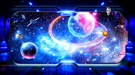 宇宙行星主题空间全屋背景墙