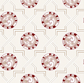 大牌民族风格子