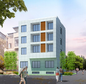 小型办公楼建筑外观设计效果图