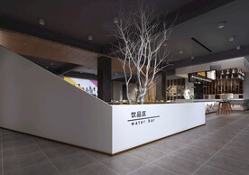 现代艺术餐厅效果图一套