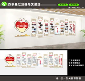 七项教育文化活动成效展示文化墙