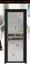 原创高清分层平开门写真图