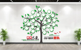 企业员工风采照片墙