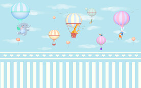 儿童房背景画
