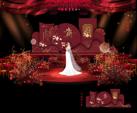 红色中式婚礼