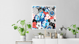 50X50厘米版画素材抽象图案