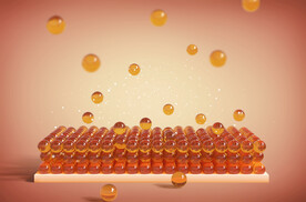 脂肪吸收细胞水分护肤海报背景