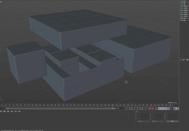 C4D礼盒建模