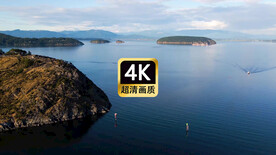 短视频素材航拍海岛美景