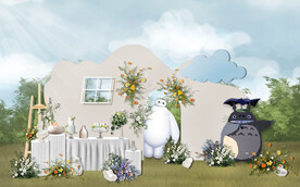 婚礼甜品区效果图