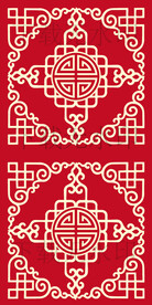 传统红色背景矢量