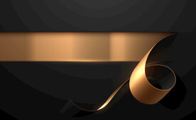 金色黑色撕开背景