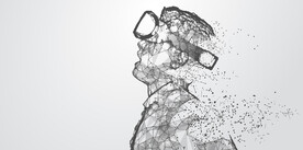 vr黑白线条人
