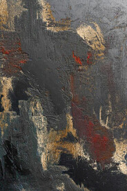 侘寂风抽象金色斑驳纹理装饰画