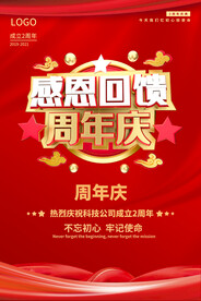 周年庆海报