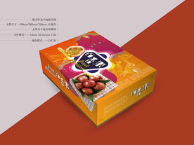 百香果包装 平面图