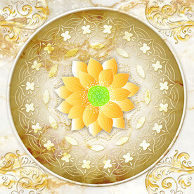 立体花纹浮雕吊顶