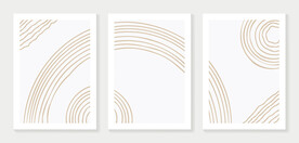 抽象线条装饰画