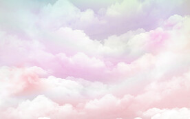 彩色云雾云朵背景