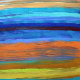 抽象油画装饰画轻奢手绘极简画