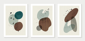 几何抽象色彩装饰画