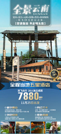 云南滇东南旅游海报