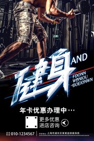 健身房海报