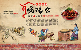 工装背景 烧鸡公