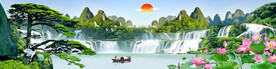 巨幅山水画