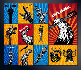 矢量音乐节文化创意系列