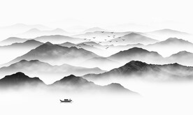 水墨山水画