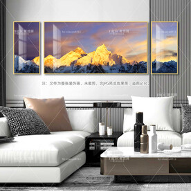珠穆朗玛峰装饰画