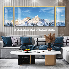 珠穆朗玛峰装饰画