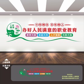 职业教育文化墙