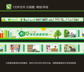 文明城市墙绘图片