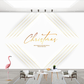 金色时尚服装店背景墙纸