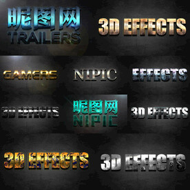 特级质感特效字ASL样式PSD