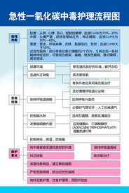 急性一氧化碳中毒护理流程图