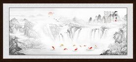 水墨山水画