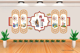 传统美德文化墙