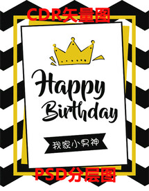 生日迎宾牌