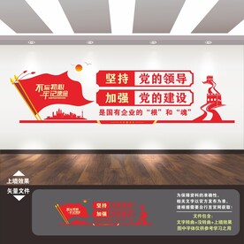 国有企业党建文化墙