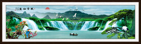 客厅山水画