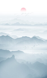 玄关山水画