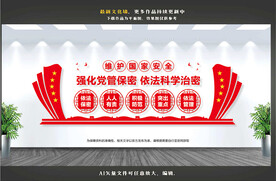 党管保密文化墙