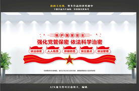 党管保密文化墙